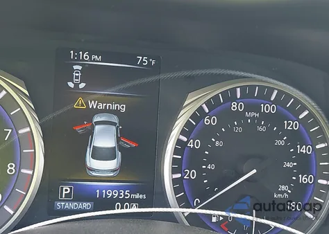 2017 Infiniti Q50 3.0T Premium z USA, uszkodzony, nr VIN JN1EV7AR3HM838351